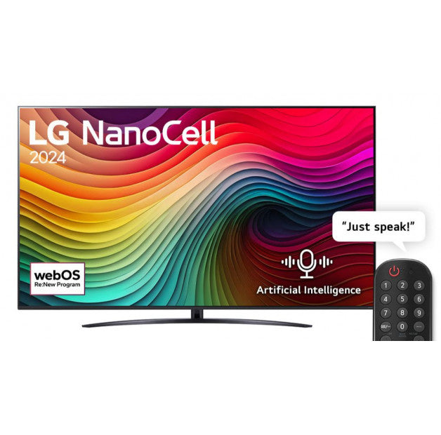 LG TELEVISION 65 pouces LG NanoCell AI NANO84 4K Smart TV AI Télécommande magique HDR10 webOS24 - 65NANO84T6A (2024) LG TELEVISION 65 pouces LG NanoCell AI NANO84 4K Smart TV AI Télécommande magique HDR10 webOS24 - 65NANO84T6A (2024)